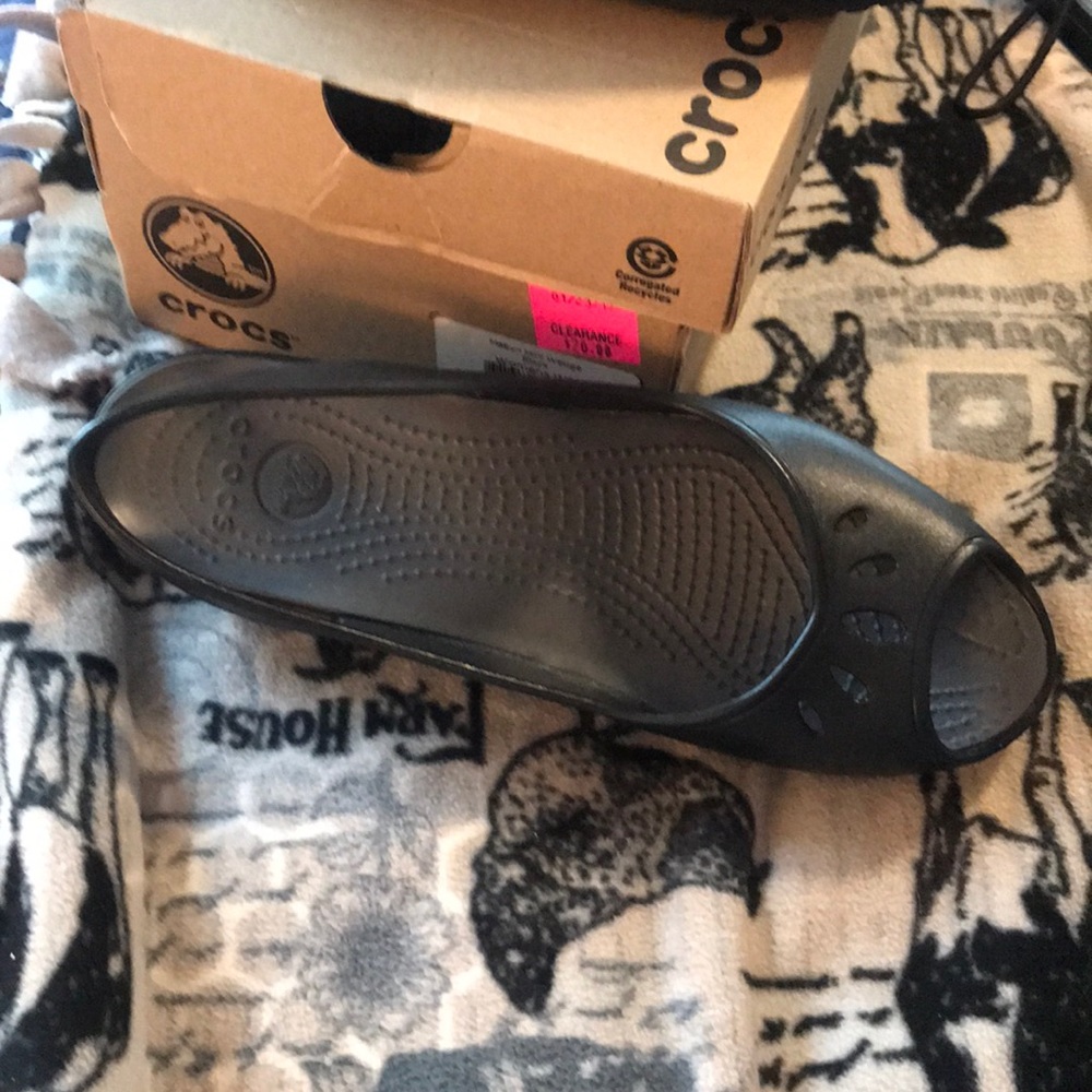 Crocs black Mabyn wedges